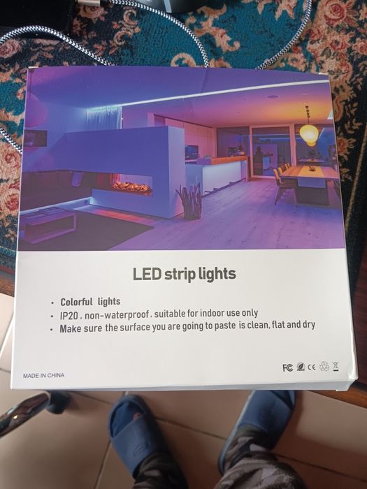 Serie de leds 30m trabalha tb com app para smartphone