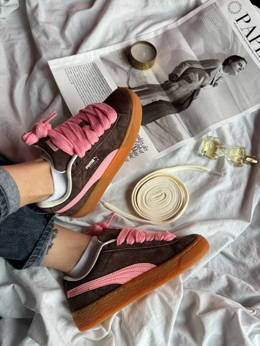 Кросівки жіночі Puma шоколадні