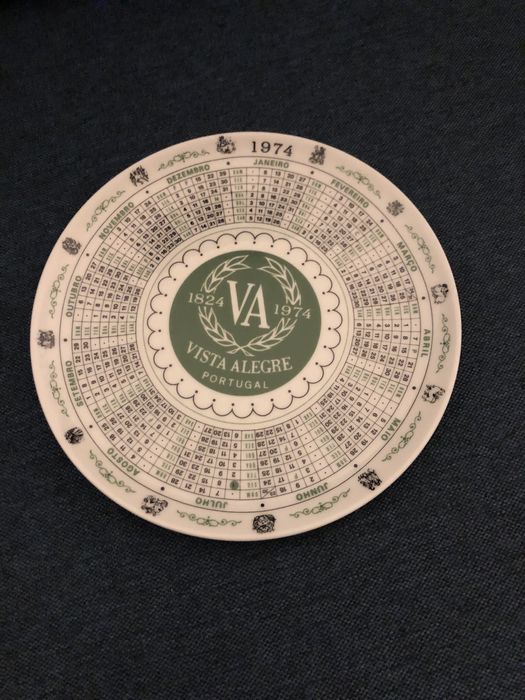 Prato calendario Vista Alegre