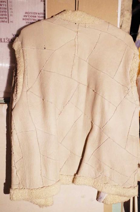 3 jasne kożuchy naturalne