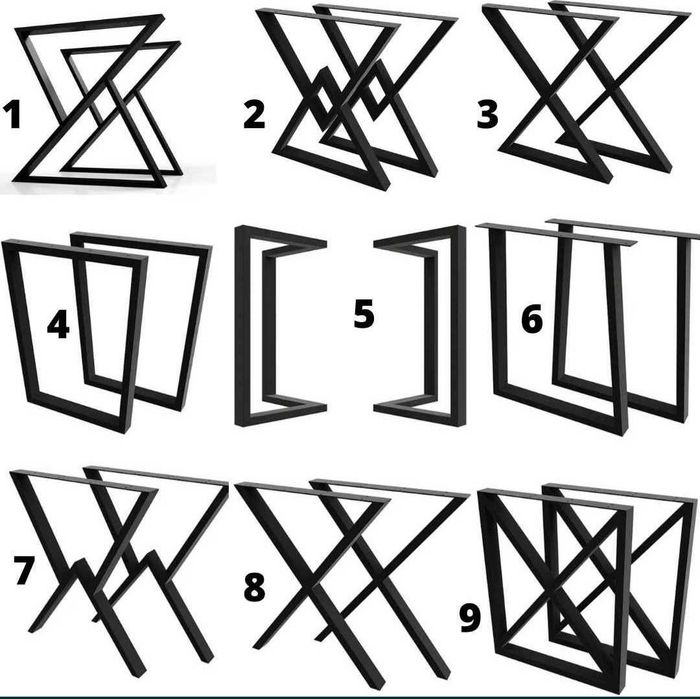 Міцні підстілля, ніжки для столів, опори в стилі лофт