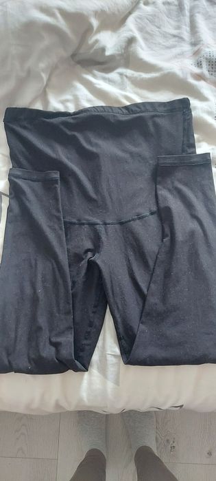 Legginsy ciążowe bawełniane