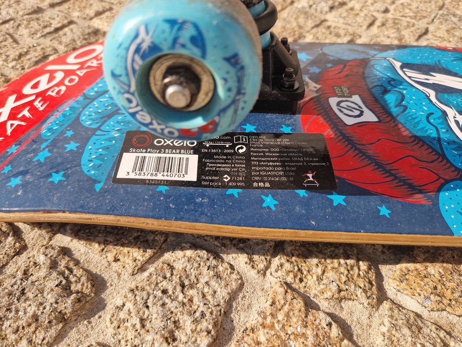 Skate Oxelo "Time to Skate" com capacete