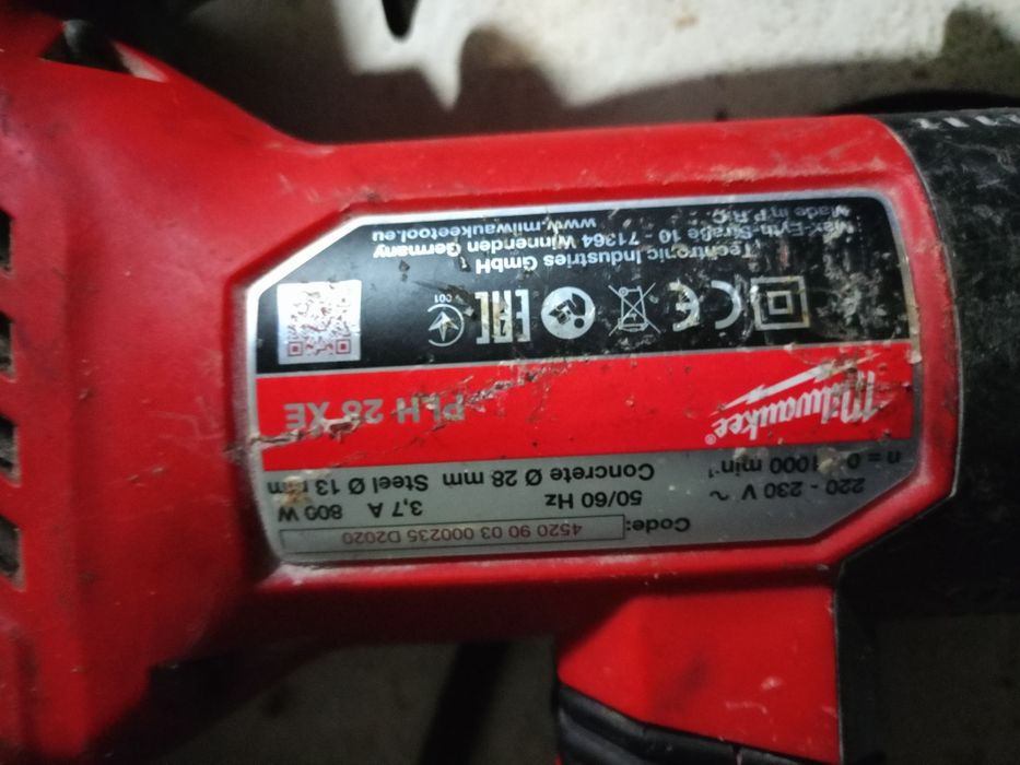 Młotowiertarka Milwaukee elektryczna