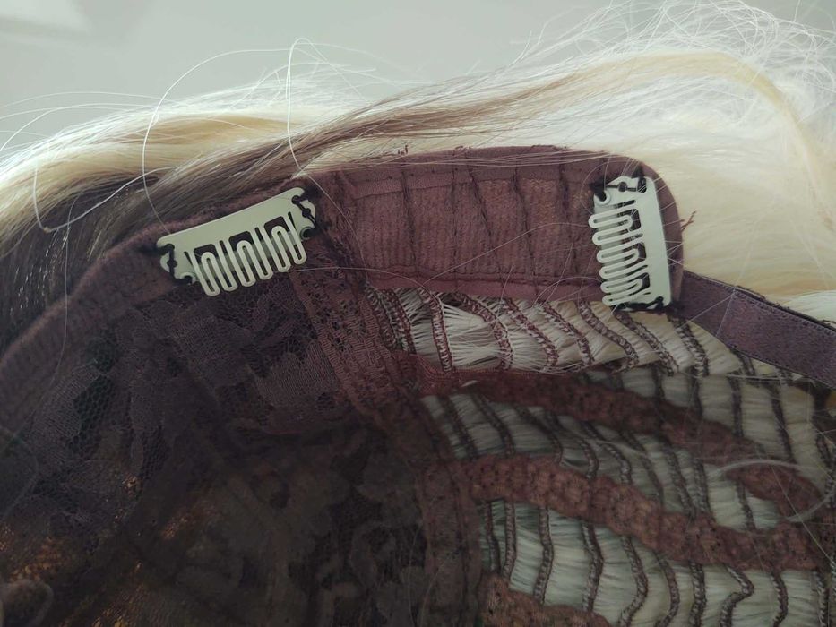 Peruka blond ombre długość 40 cm long bob