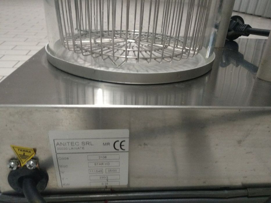 Máquina de hotdog/cachorros, profissional, Anitec (marca italiana)