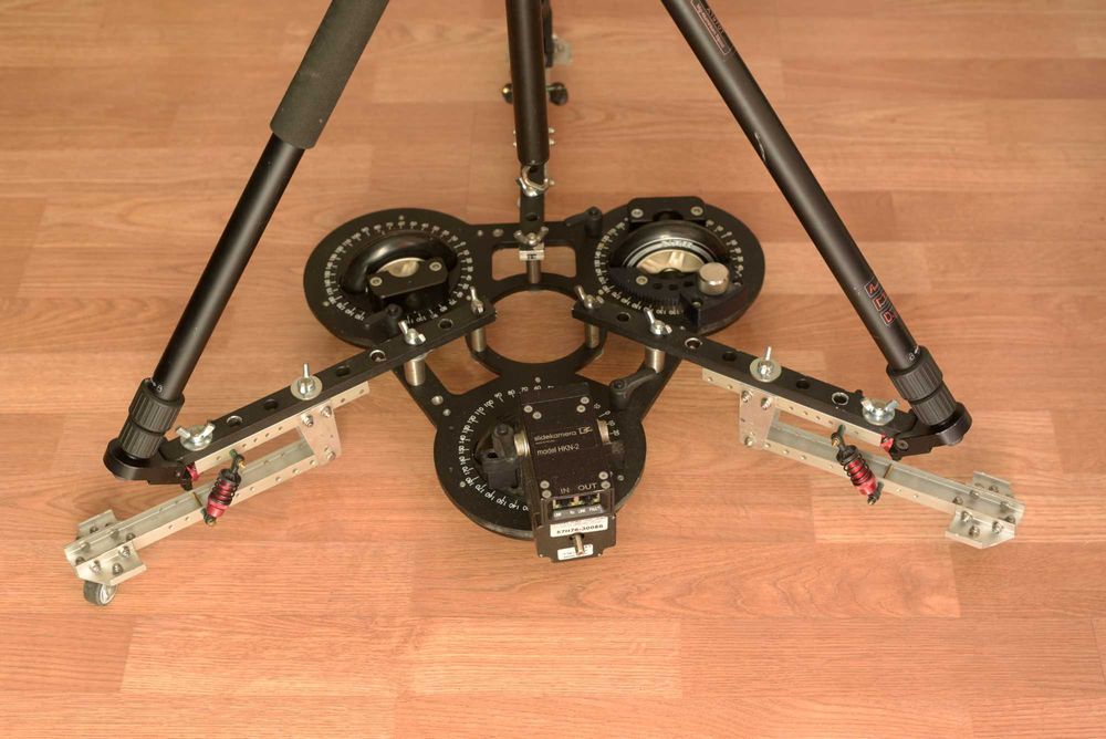 slider kołowy dolly slidekamera HSO-4 z napędem HKN-2 + dodatki