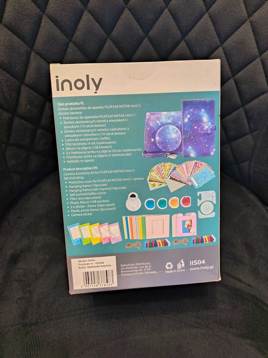 Inoly zestaw akcesoriów IIS04 do Instax 10 w 1 NOWY