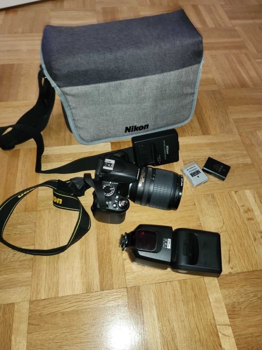 Nikon d3100 z obiektywem 18-505 VR na prezent zamienię