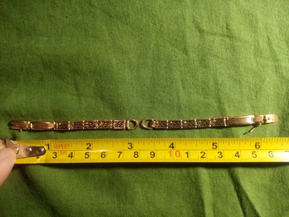 Браслет золотой СССР на часы винтаж