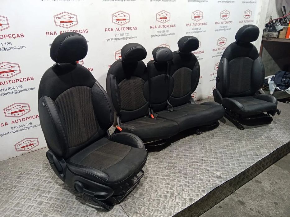 Conjunto de Bancos Mini Countryman R60 em Pele Tecido Original