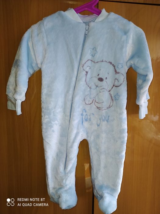 Плюшевий  теплий комбінезон чоловічок