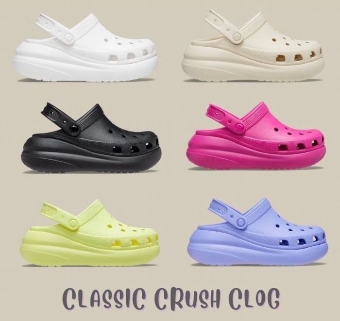 Кроксы платформа crocs classic crush 36 37 38 39