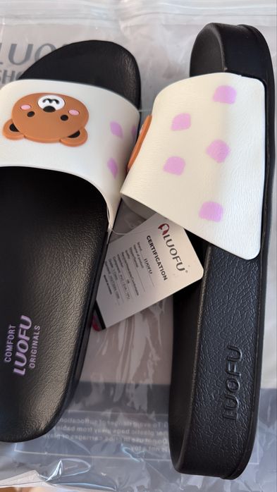 Klapki damskue Luofu toz 39 wkladka 24,5 cm