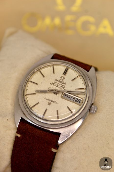 Omega Constellation Linen Dial Automatic