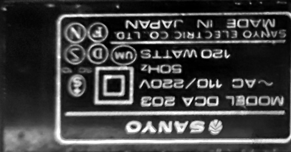 Aparelhagem Sanyo Antiga