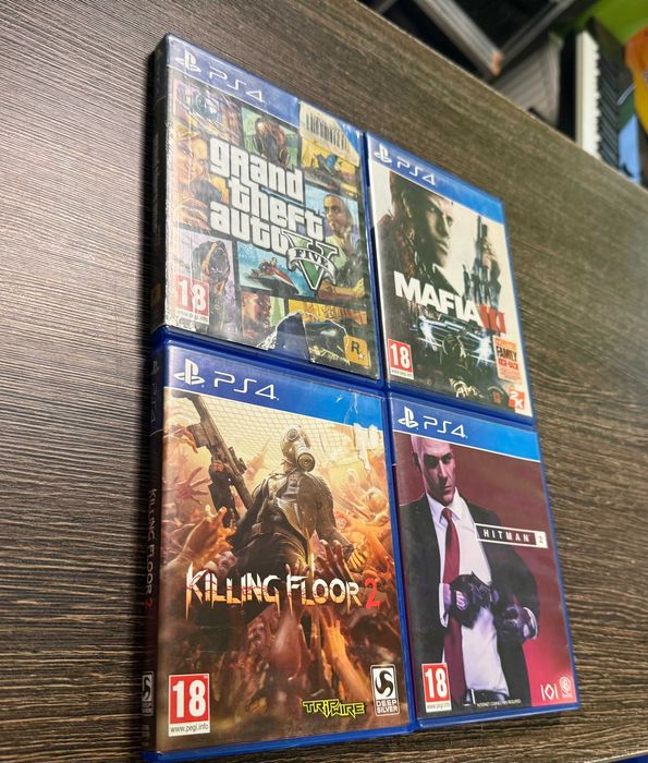 Zestaw 4 Gier PS 4 Polecam
