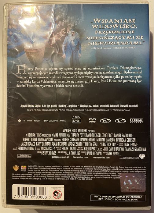 Harry Potter - 3 filmy DVD