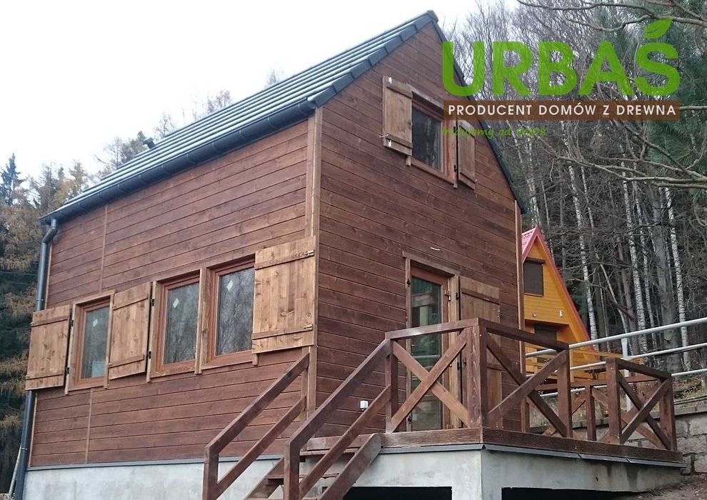 Dom drewniany całoroczny 5 x 7 m - PRODUCENT. Na wymiar.