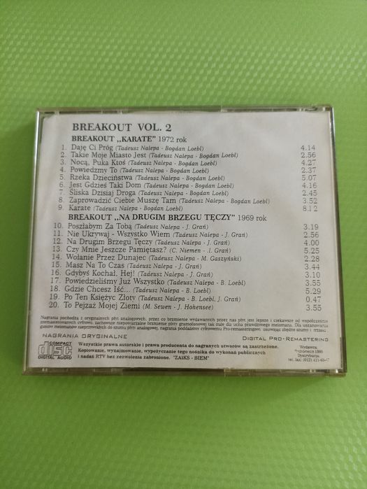 Tadeusz Nalepa Breakout płyta CD