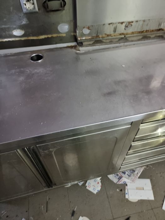 Balcão de frio com arrumos