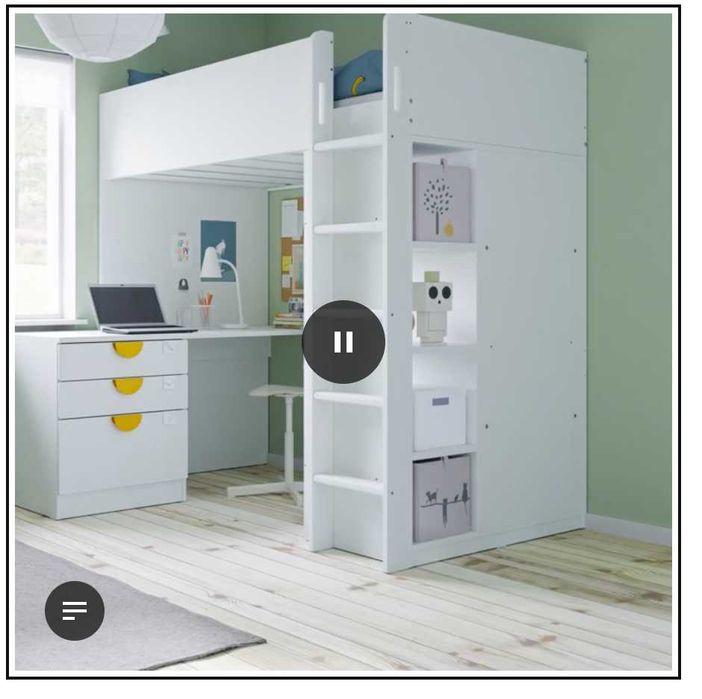 Cama alta IKEA Smastad