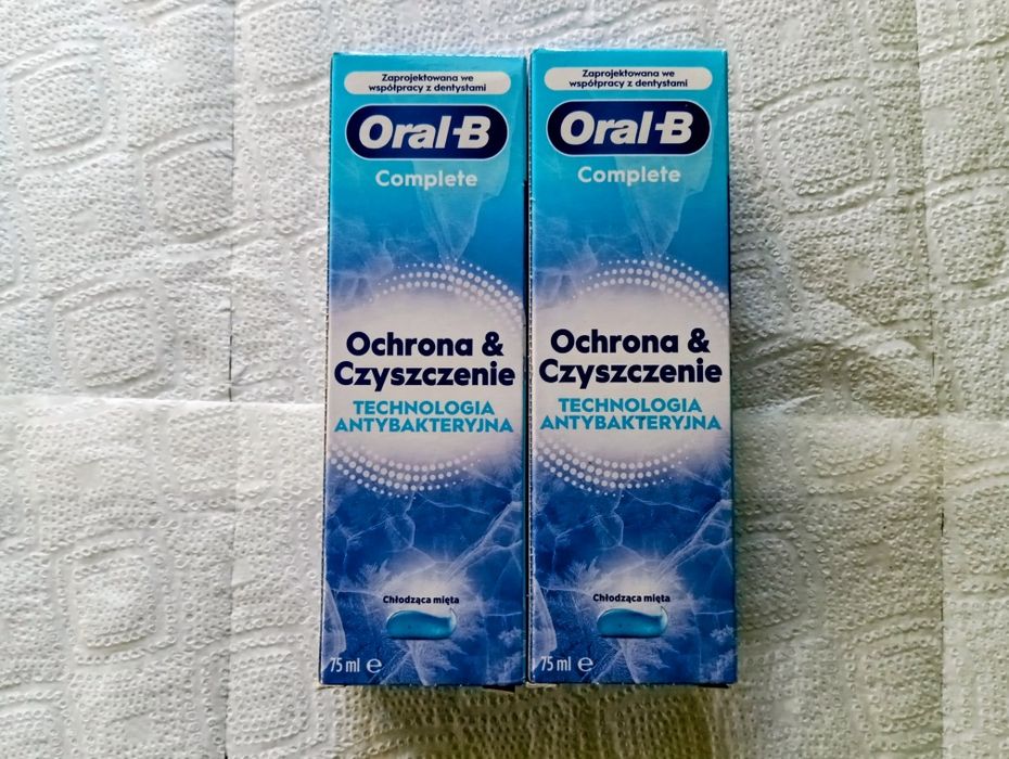 Oral-B Complete Protect & Clean Antybakteryjna pasta do zębów 75 ml 2 szt.