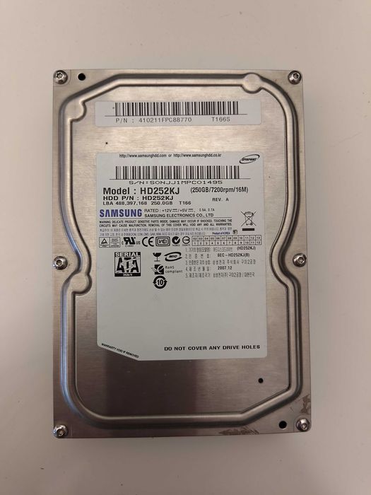 Dysk HDD 250 GB Samsung