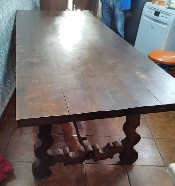 Mesa e Cadeiras - Carvalho Maciço