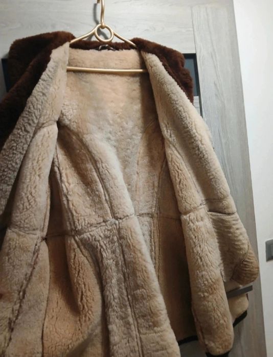 Kożuch ciepły duży