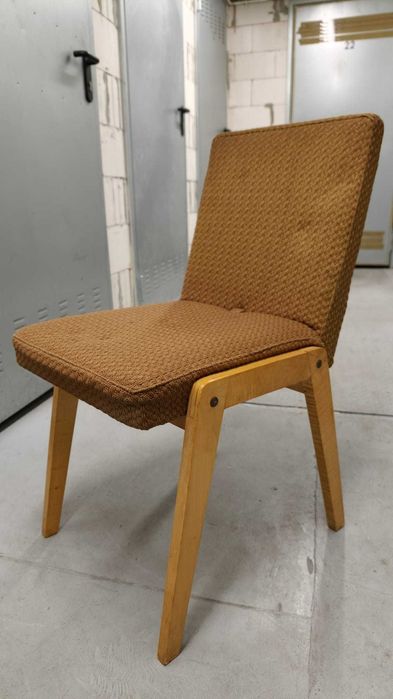 Krzesła Aga 6 sztuk model 200-125, Józef Chierowski, PRL