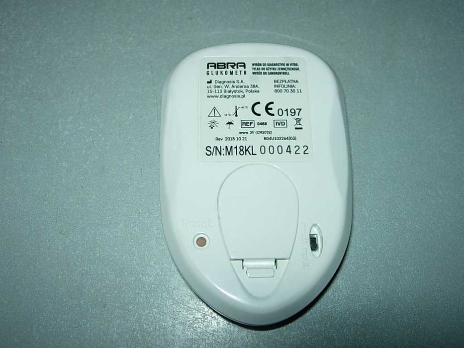 Glukometr ABRA + nowa bateria