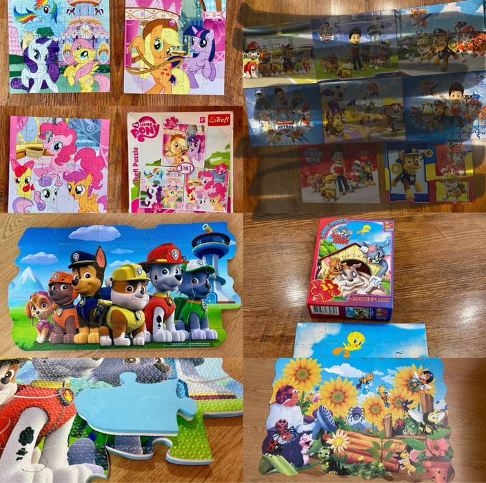 Пазли Trefl / Spin Master / Castorland / G-Toys / Dodo - 3 різні фото!