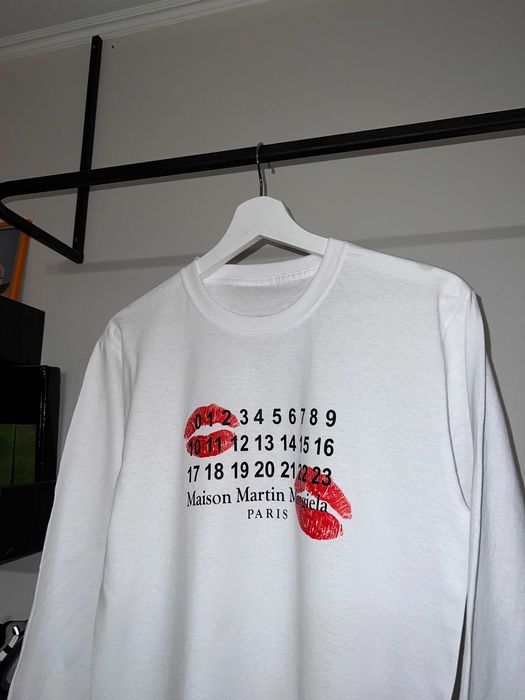 Лонгслів Maison Margiela (білого кольору)