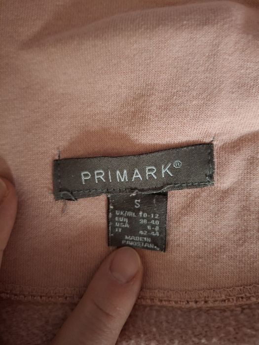 Różowa bluza Primark, roz. S-M, 80% bawełny