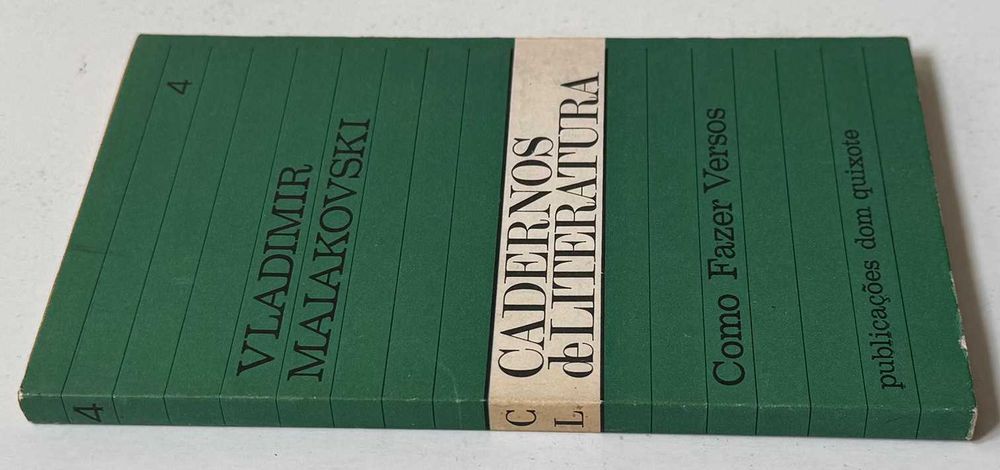 Vladimir Maiakovski, Como Fazer Versos. Cadernos de Literatura, nº4.
