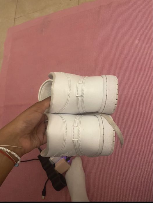 Jordan 1 mid branco original homem/mulher