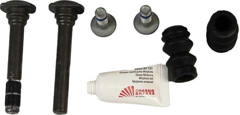 Комплект направляющих переднего суппорта Toyota Avensis T25 Corolla