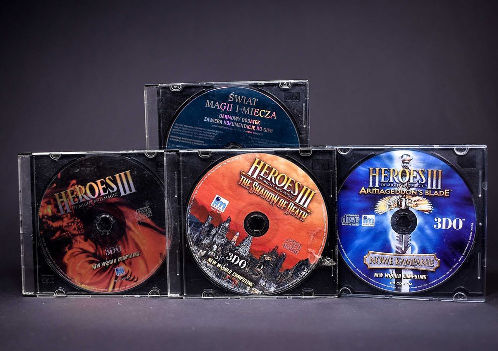 Zestaw Heroes III Might & Magic + Armagedons Blade + Shadow Of Death