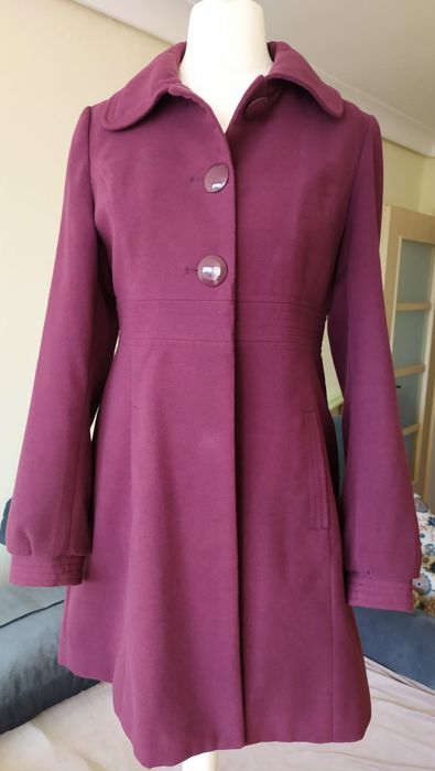 Płaszcz Orsay, śliwkowy, damski, r.38