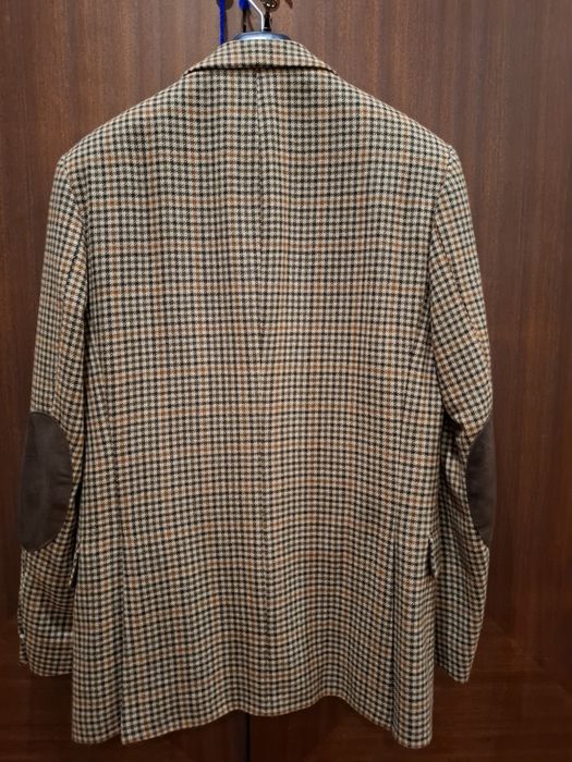 Blazer tweed em lã