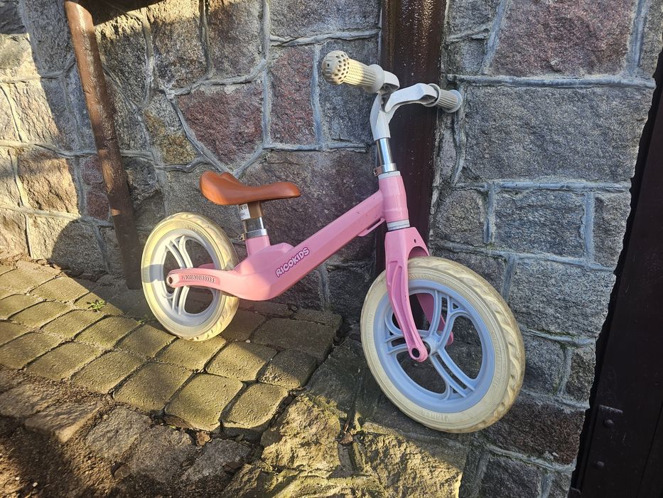 Rowerek biegowy RicoKids LEO | Różowy | Lekki | Gdańsk