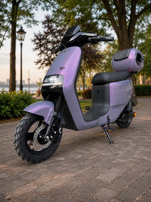 FADA N9 1200W 25Ah Сріблястий | Електроскутер Електробайк До 60 км/год