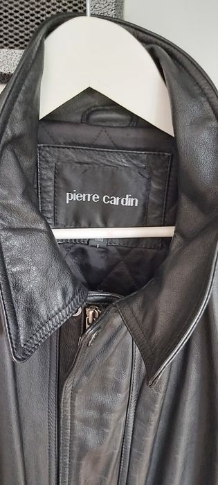 Kurtka skórzana Pierre Cardin czarna