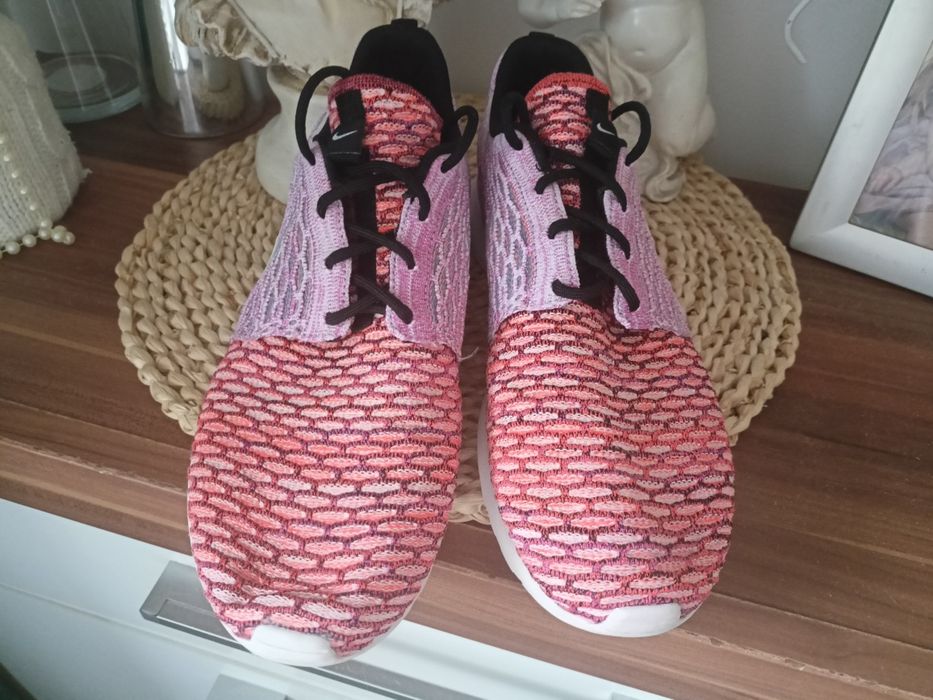 Buty Nike roshe run 43 pomarańczowe różowe