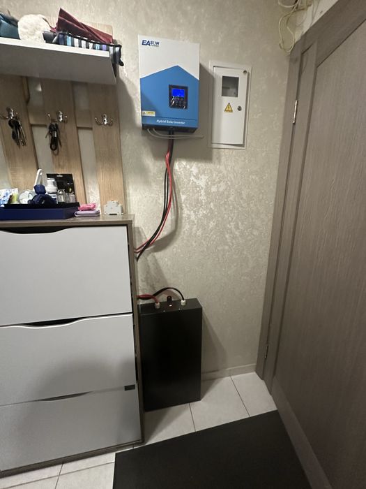 Безперебойное питание доя дома баттарея 6квт LifePo4 + 3.2квт инвертор