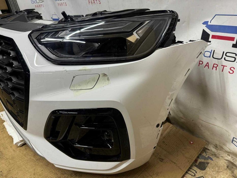 ZDERZAK Komplet Pas LAMPY CHŁODNICE Hybrid Audi Q5 80A LIFT 2020