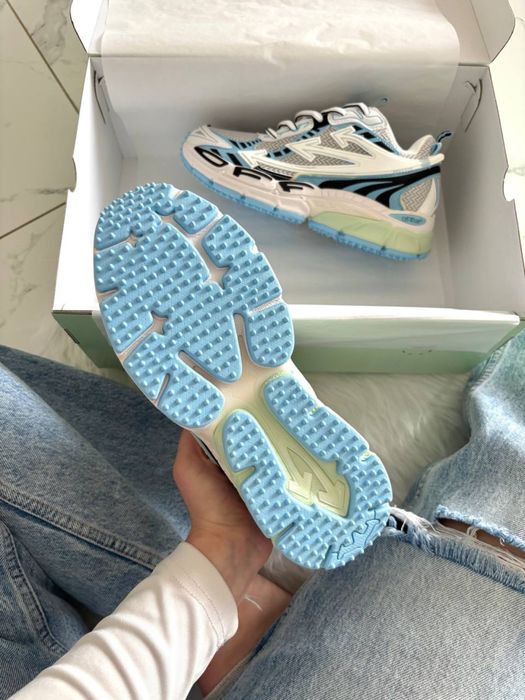 Кросівки Off-White Be Right Back Blue White•Офф-Вайт Бе Рігт (білі,голубі), off-white be right