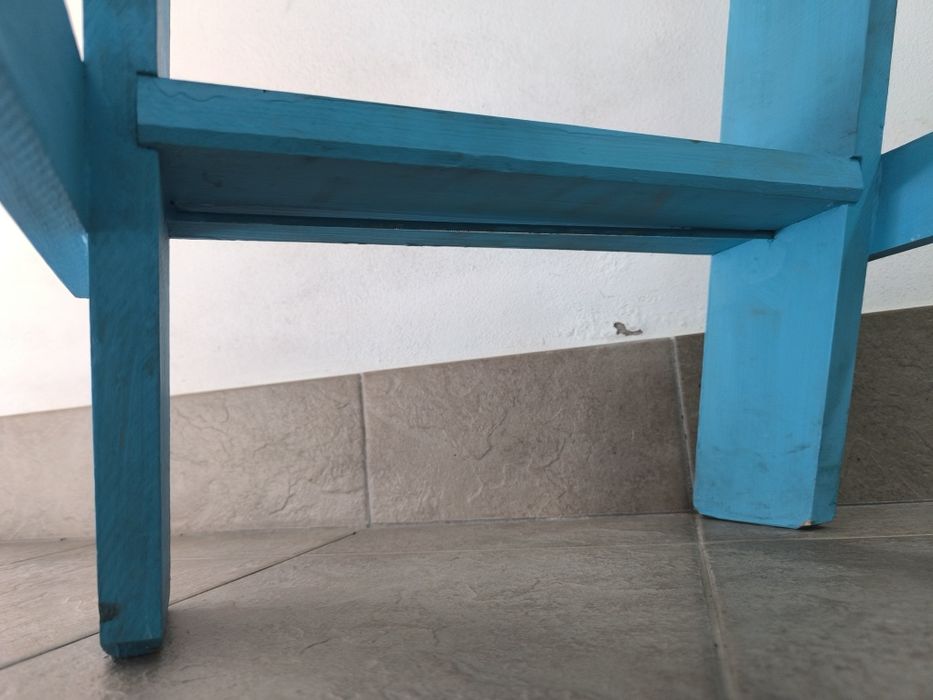 Escadote de Madeira Maciça – Robusto / Uso doméstico 4 Degraus