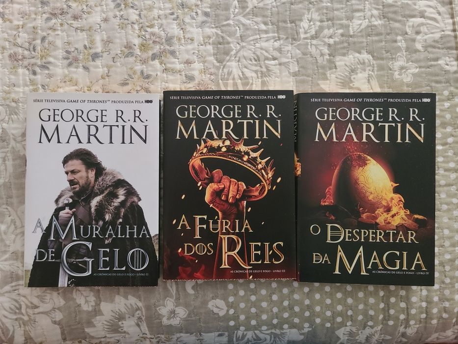Livros 2, 3 e 4 de Game of Thrones